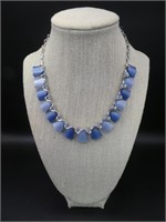 Blue Luclite Necklace
