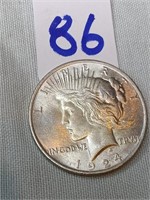 1924 PEACE DOLLAR