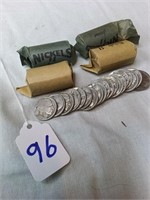 (4) ROLLS OF BUFFALO NICKELS