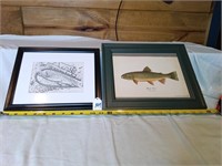 FISHING ART LOT