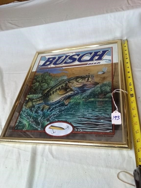 BUSCH FISHING BAR SIGN