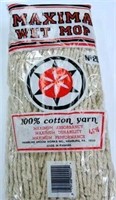 Three (3) 100% Cotton Wet Mop, #20, New in Package
