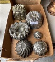 Vintage Cake and Jello Molds