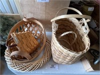 Small Longaberger Basket and Misc.