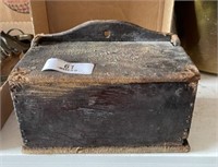 Antique Pegged Lidded Box