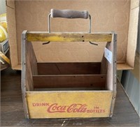 Vintage Wood Coca Cola Carrier