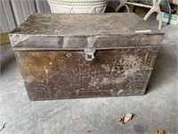 Antique Metal Storage Box