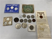 Group of Collectible Coins with Silver