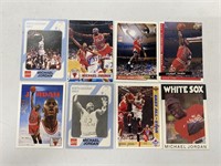 Group of Michael Jordan Collectible Sports Cards