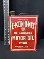 Republic Ekonomee Two Gallon Oil Can