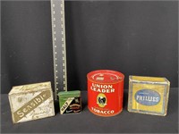 Group of Vintage Tobacco Tins