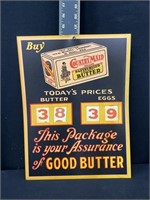 Country Maid Butter Cardstock Advertising