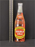 Double Cola Bottle Metal Sign