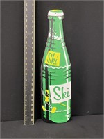 Ski Soda Bottle Metal Sign