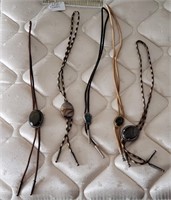 (5) Bolo's With Natural Stones
