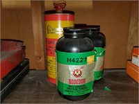 (3) Partial Cans Of Reloading Powder