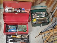 (3) Carry Tool Boxes Full Of Hand Tools