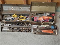 (2) Carry Tool Boxes Full Of Hand Tools