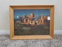 C.M. Russell Framed Artwork