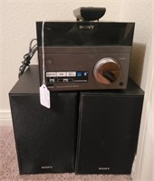 Sony Stereo System With Speakers