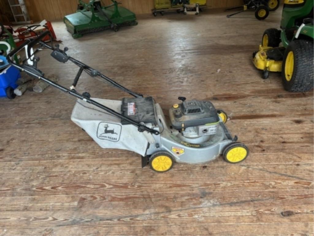 John Deere 14SB Push Mower with Bagger