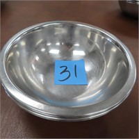 (5) Stainless Steel Mixing Bowls, Largest is 10"