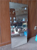 Etched/beveled mirror