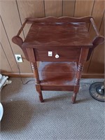 Early wood wash stand