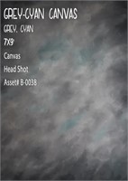 backdrop headshot canvas grey cyan 7x9