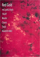 backdrop muslin red-gold 10x20