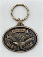 2” Brass Sturgis Black Hills Keychain Ring
