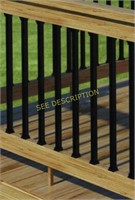 Aluminum Classic Deck Balusters Black