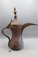 1920s Long-Beaked Arabian Copper Coffee Pot