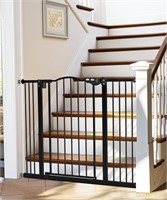 29-39.6” Baby Gate for Stairs & Doorways, 30" Tall
