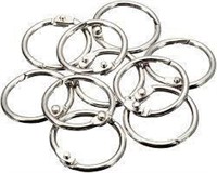 Binder rings - Pack of 8 - Same Size of 1"