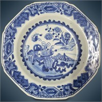 Chinese Blue And White Porcelain Plate