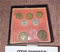 Vintage transit tokens