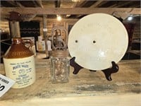 Collectible McCormick whiskey jug, beater jar &