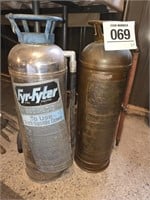 Vintage fire extinguishers (2)