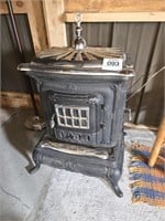 Beautiful wood burning stove 32" t (not counting..