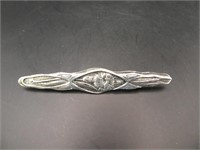 Silver 2.5" Lapel Pin