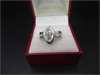 Marked .925 Zirconia Ring Size 8