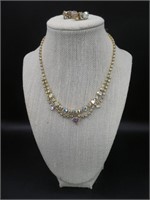 Aurora Borealis Necklace & Earrings