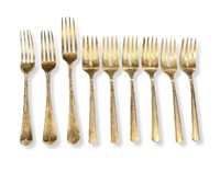 9 Assorted Antique Forks