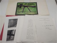 Bill Holmes Rifle Book & First Drafts