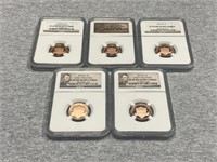 2010-2014 NGC Graded Lincoln Cents