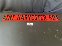 International Harvester Road sign