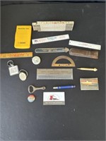 Bullet pencils, vintage advertisers, collectables