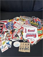 Large amount of racing stickers, auto stickers