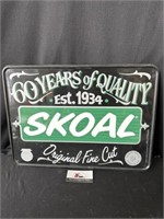 Metal Skoal tobacco sign